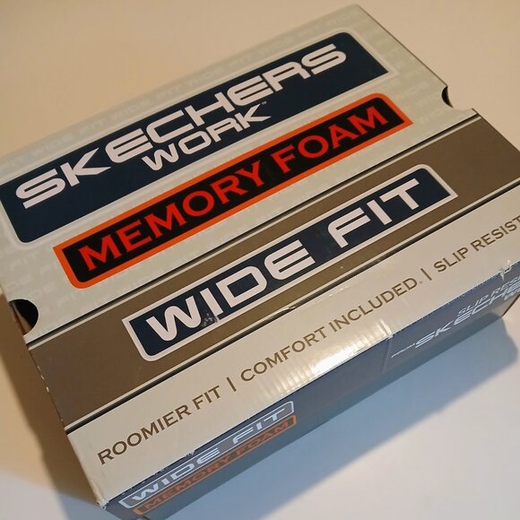 NWT Women's Cozard Slip Resistant Skechers Black Size 10W - Picture 2 of 7